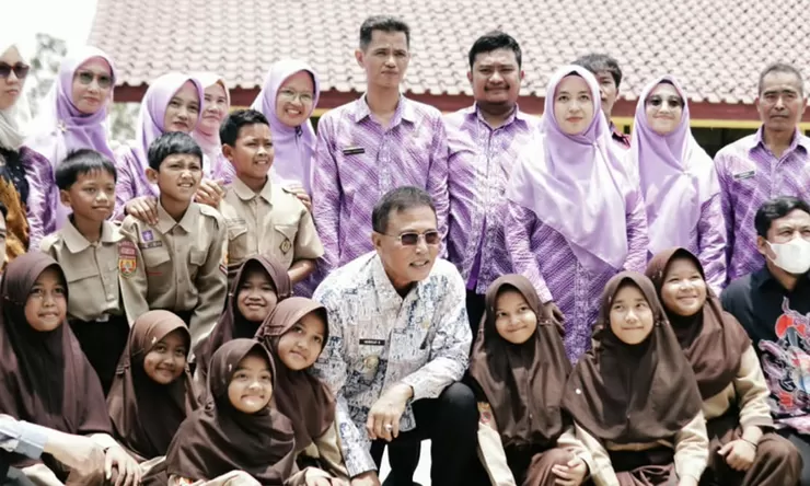SDN 2 Margaharja Ciamis Direvitalisasi, Bupati Herdiat Sunarya Ingatkan Pentingnya Merawat Fasilitas Sekolah