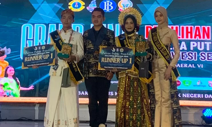 Kembali Membanggakan, Andi Azzaza Amnan Afifah Raih Runner Up 1 Puteri Maritim Sulsel 2026