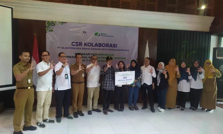 PT SEG Perluas Perlindungan Pekerja Rentan, Biayai Kepesertaan BPJS Ketenagakerjaan Lewat Program CSR
