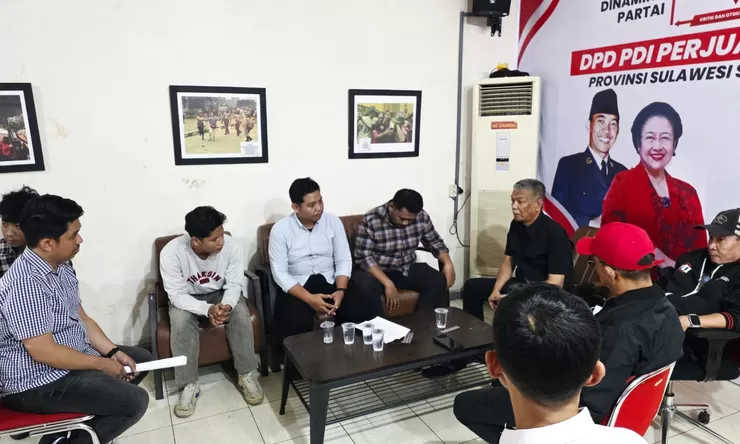 Datangi DPD PDI Perjuangan Sulsel, APR Lutim Soroti Kinerja Ketua DPRD soal Konflik Laoli