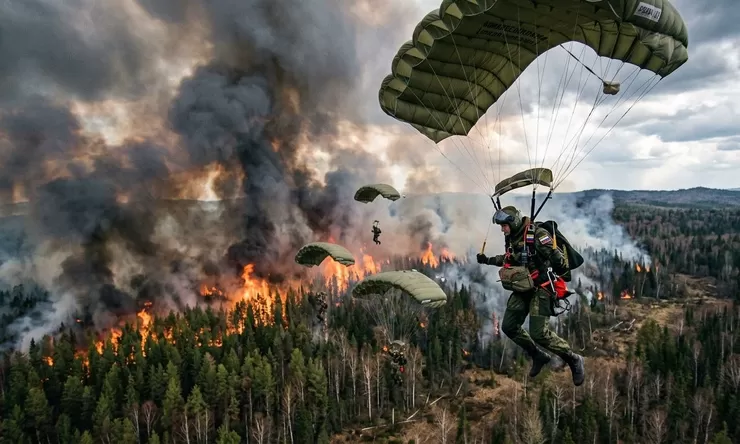 Smokejumper Adalah Petugas Pemdaam Kebakaran yang Diterjunkan Dari Pesawat. Negara Mana yang Pertama Kali Punya?