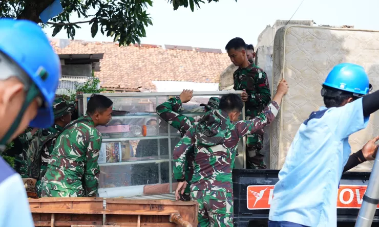 TNI AD tertibkan rumah dinas di Lenteng Agung, 45 KK sudah sukarela tinggalkan hunian