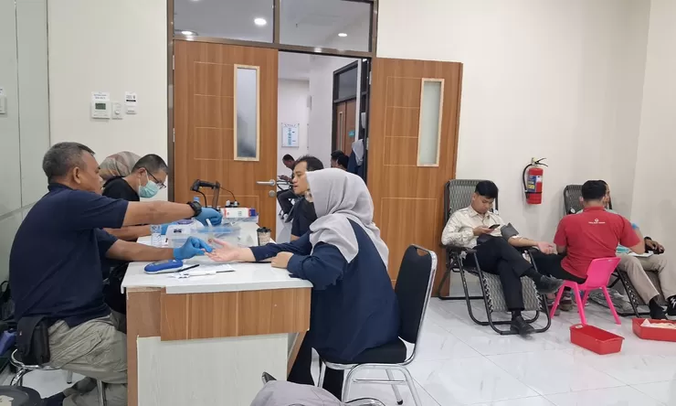 Donor darah meriahkan rangkaian Milad ke-3 RS Hamori, libatkan ratusan peserta