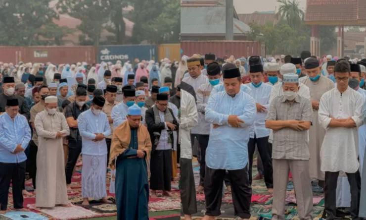 Saat karhutla tak kunjung usai, warga sigap ambil langkah spiritual lewat shalat istisqa