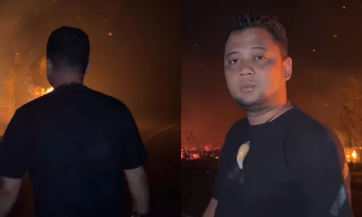 Beberkan situasi ngeri saat karhutla landa Kaltim, Panji Petualang soroti minimnya alat pemadam