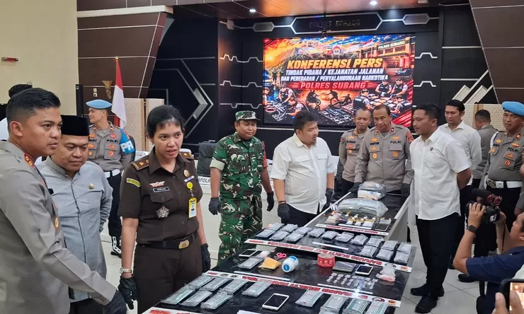 18 Hari, Polres Subang bongkar 11 kasus narkoba: 14 Tersangka dan ratusan gram sabu diamankan