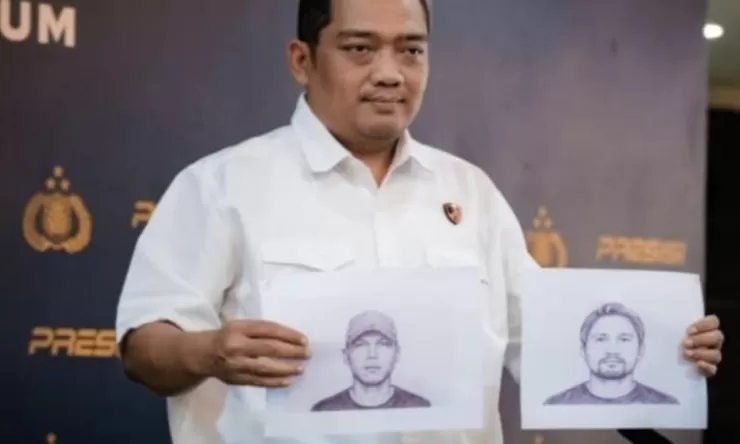Sketsa wajah disebar, polisi buru terduga pelaku pengeroyokan pedagang cermin Pejompongan saat ricuh 27 Agustus