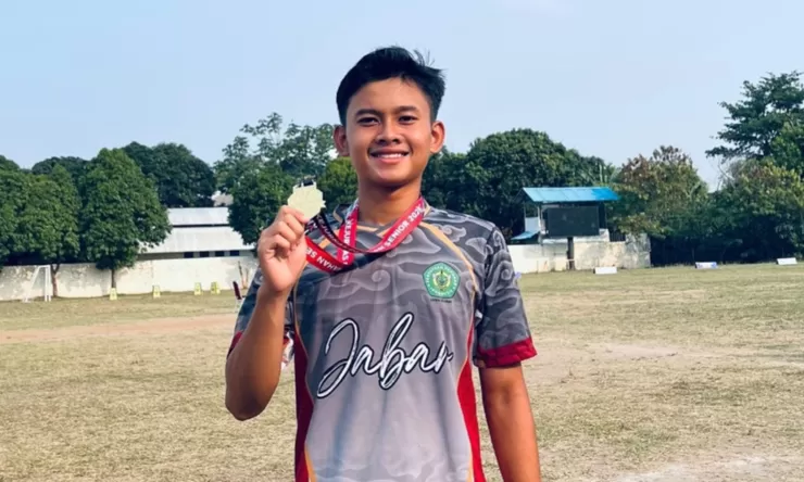 Atlet panahan Subang Rafasya raih emas Kejurnas 2026 untuk Jawa Barat