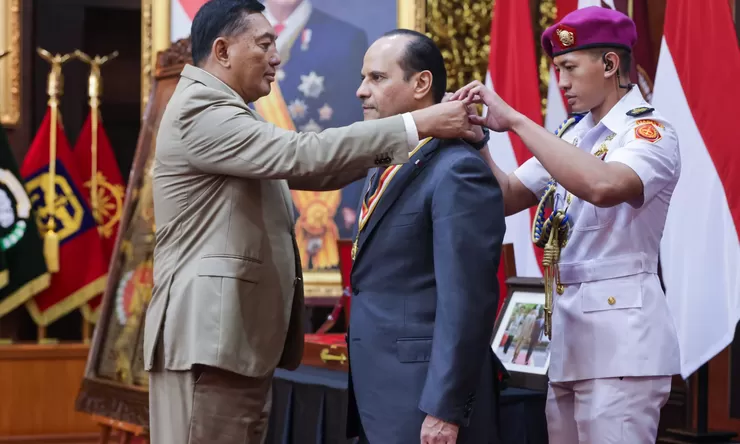 Athan RI Doha Qatar Kolonel Arh Teuku Sony Sonata Kawal Wakil PM dan Menhan Qatar Hingga Terima Penghargaan Dharma Pertahanan