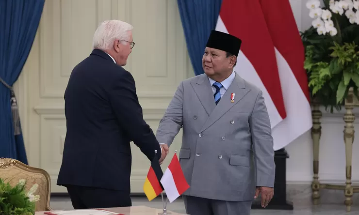 Presiden Prabowo dan Steinmeier Bahas Komitmen Perdamaian Global di Istana Merdeka
