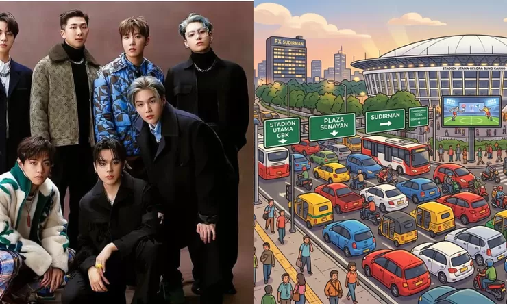 Harga Tiket Konser BTS Jakarta Hari Ketiga, Intip Seat Map Panggung 360 Derajat Stadion Utama GBK