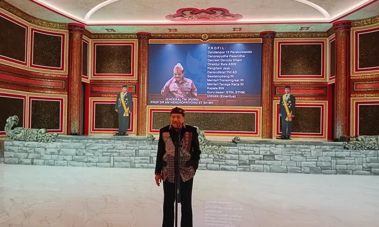 AM Hendropriyono Beri Semangat Direksi BPJS Kesehatan Saat Berkunjung ke Kraton Majapahit Jakarta, Jelaskan Aksara Nusantara Perkokoh Identitas Bangsa