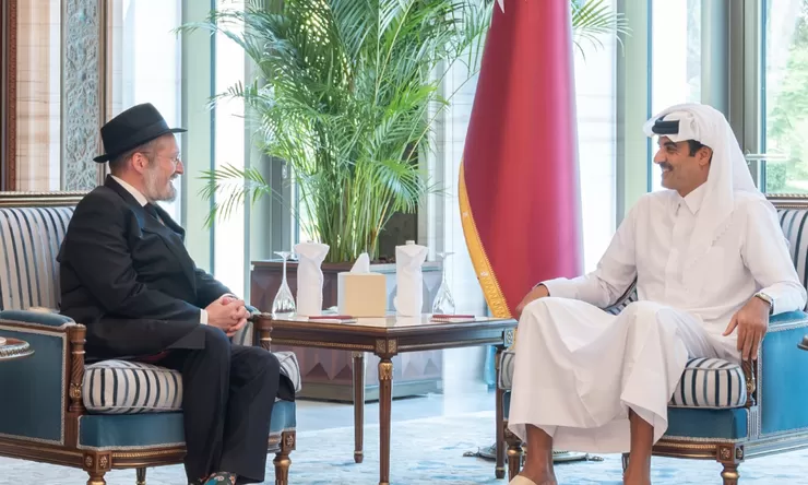 Emir Qatar Terima Kunjungan Presiden Aliansi Rabi di Negara-Negara Islam, Sampaikan Belasungkawa atas Wafatnya Sheikh Hamad bin Khalifa Al Thani