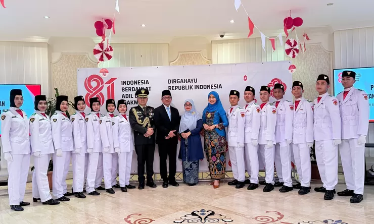 Perkuat Nasionalisme di Tengah Kondisi Geopolitik Timur Tengah yang Sangat Dinamis, Kolonel Tengku Sony Rekrut Paskibra KBRI Doha Qatar