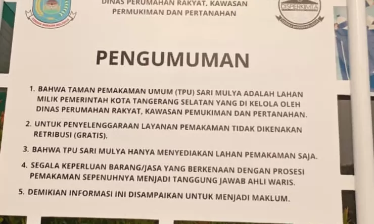 Keresahan Warga Tangerang Selatan Soal Biaya Pemakaman: Memahami Retribusi, Regulasi, dan Semangat Pelayanan Publik