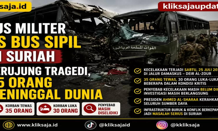 Bus Militer vs Bus Sipil di Suriah Berujung Tragedi, 35 Orang Meninggal Dunia, Ini Kronologi dan Fakta Terbarunya
