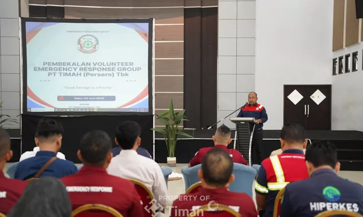 Siap Terjun Saat Bencana, Volunteer ERG PT TIMAH Dapat Pembekalan Khusus
