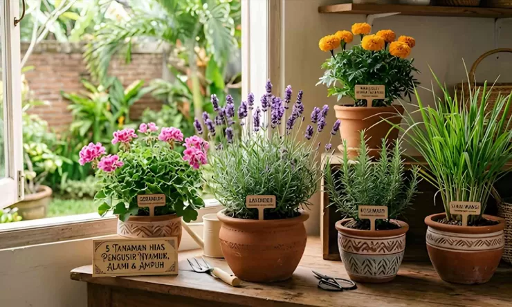 Cegah Nyamuk Masuk Rumah dengan 5 Tanaman Hias Cantik Ini, Alami dan Minim Risiko!