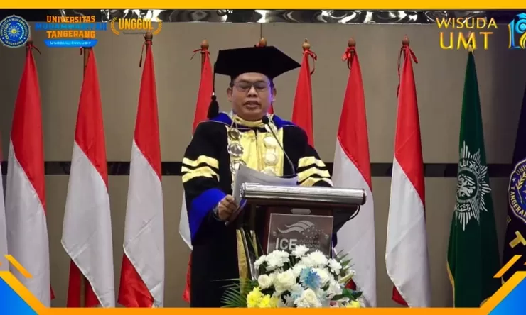 Sebanyak 3.038 Wisudawan UMT Diingatkan Terus Tingkatkan Kompetensi dan Integritas