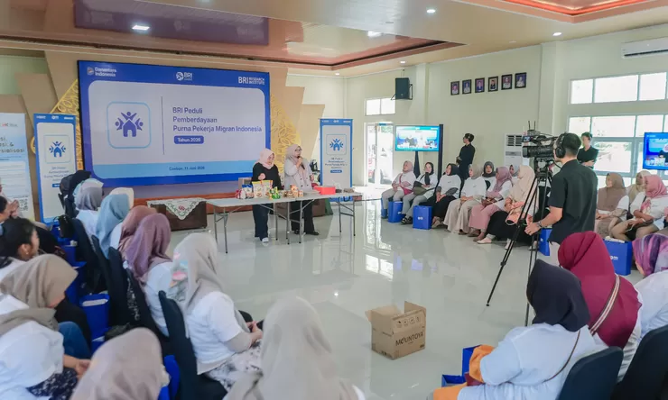 Tingkatkan Ketahanan Ekonomi, BRI Peduli Beri Pelatihan Kewirausahaan Bagi Puluhan Purna Pekerja Migran Indonesia di Cirebon