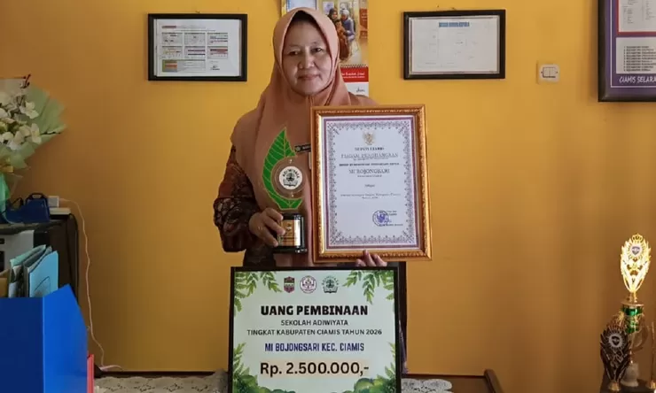 SELAMAT! MI Bojongsari Maleber Raih Peringkat 3 Sekolah Adiwiyata Tingkat Kabupaten Ciamis, Siap Melaju ke Tingkat Nasional