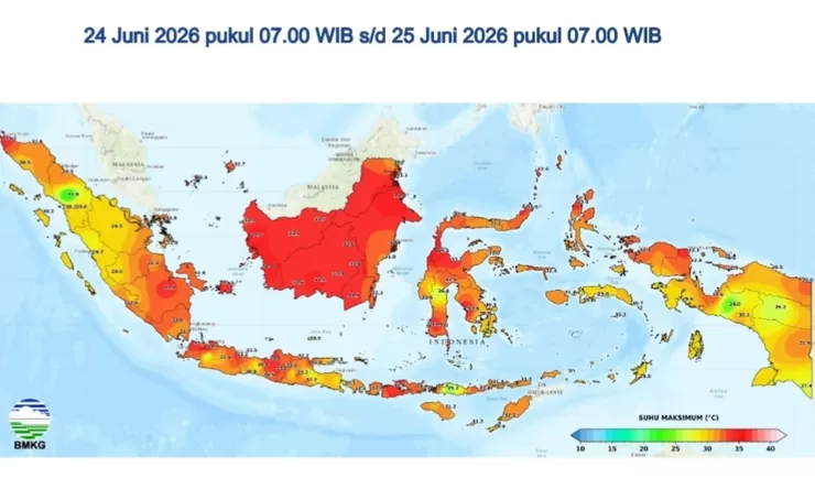 Suhu Maksimum Kota Palu Tembus 34,8 Derajat Celsius, Masuk Tiga Besar Tertinggi di Indonesia