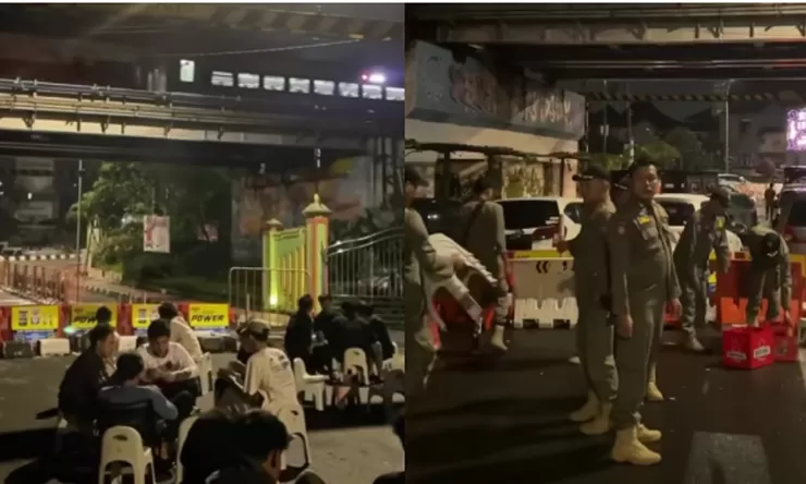Melanggar, Satpol PP Yogyakarta Bongkar Lapak dan Bubarkan Street Coffee Jembatan Kewek