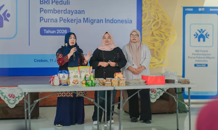 Tingkatkan Ketahanan Ekonomi, BRI Peduli Beri Pelatihan Kewirausahaan Bagi Puluhan Purna Pekerja Migran Indonesia 