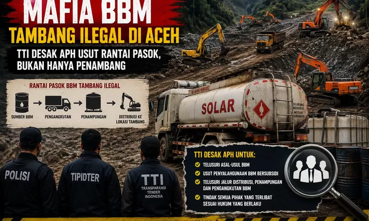 Mafia BBM Tambang Ilegal di Aceh Disorot, TTI Desak APH Bongkar Rantai Pasok hingga Aktor Utama