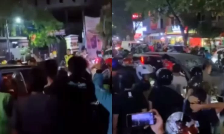 SUV Rusak Parah Usai Dikejar Warga di Bandung, Diduga Terlibat Kecelakaan Beruntun dan Tinggalkan Lokasi