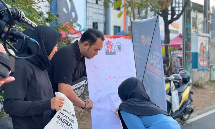 Densus 88 AT Polri Ajak Masyarakat Tolak Radikalisme dan Bulying