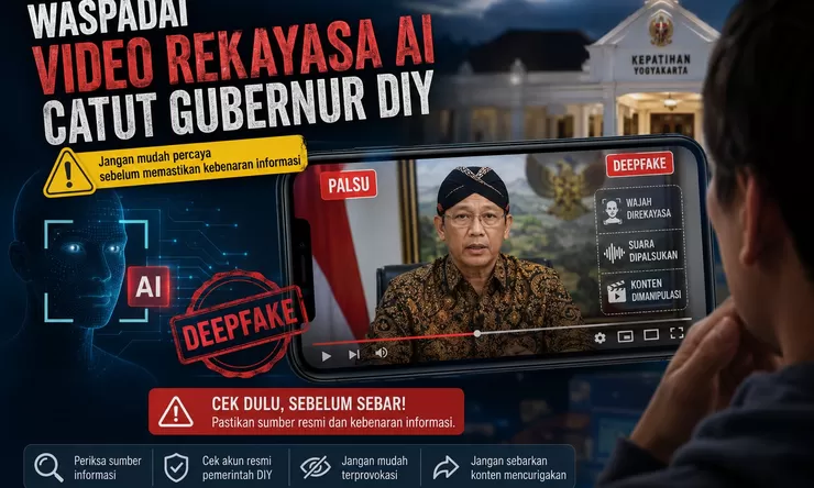 Waspadai Video Rekayasa AI Catut Gubernur DIY 