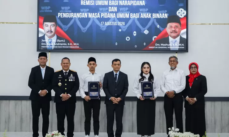 HUT KE-81  RI, 9.551 Warga Binaan Jateng Dapat Remisi, 254 Langsung Bebas