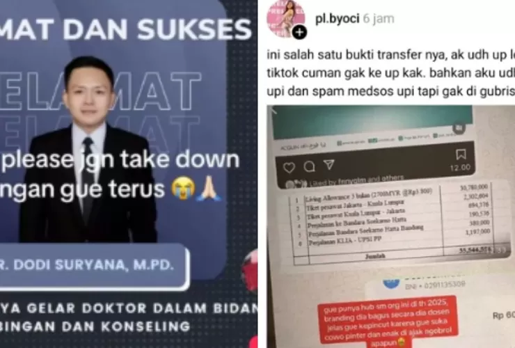 Viral Dugaan Dosen UPI Pinjam Rp100 Juta Berkedok Dana Riset, Kampus Buka Suara