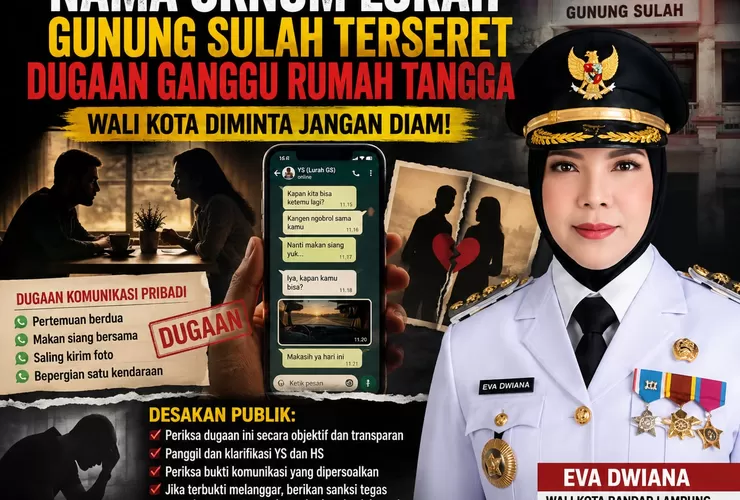 Dugaan Kedekatan Lurah Gunung Sulah Disorot