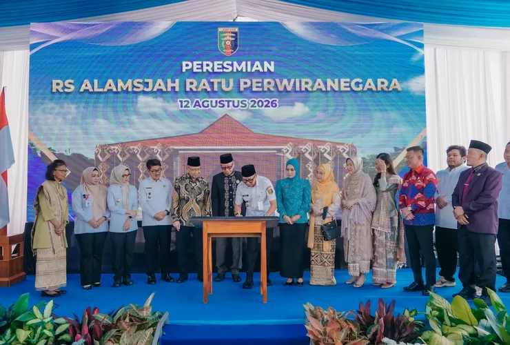 Gubernur Lampung Resmikan RS Alamsyah Ratu Perwiranegara