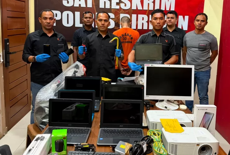 Pencurian 10 Sekolah di Bireuen Terungkap, Polisi Tangkap Pelaku dan Sita Laptop hingga Proyektor