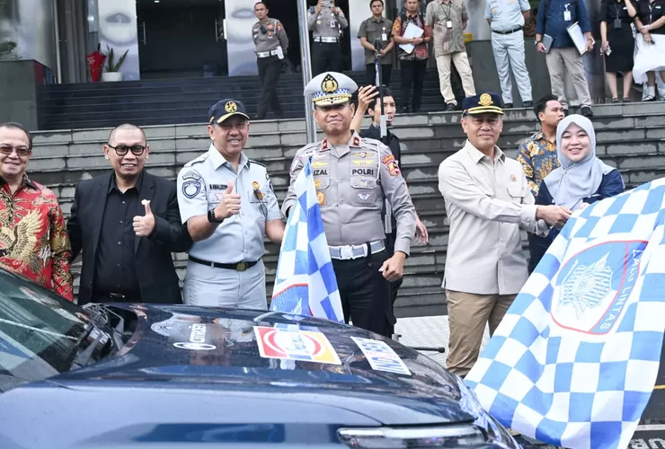 Jasa Raharja Turut Lepas Ekspedisi Elshinta Mudik 2026, Perkuat Sinergi Keselamatan Transportasi