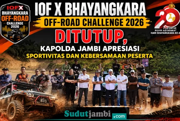 IOF X Bhayangkara Off-Road Challenge 2026 Resmi Ditutup, Kapolda Jambi Apresiasi Sportivitas dan Kebersamaan