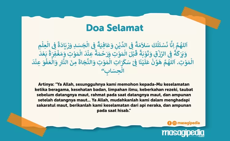 Bacaan Doa Selamat Dunia Akhirat Versi Panjang Dan Pendek Lengkap