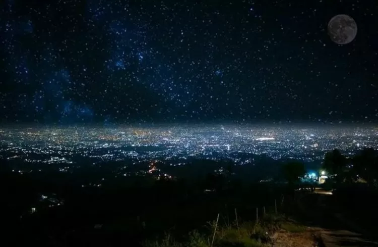 Suasana malam Caringin Tilu./Instagram/@gempibdgrya