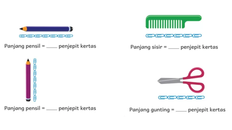 Contoh Soal Matematika Kelas 1 SD/MI Kurikulum Merdeka: Mengukur ...