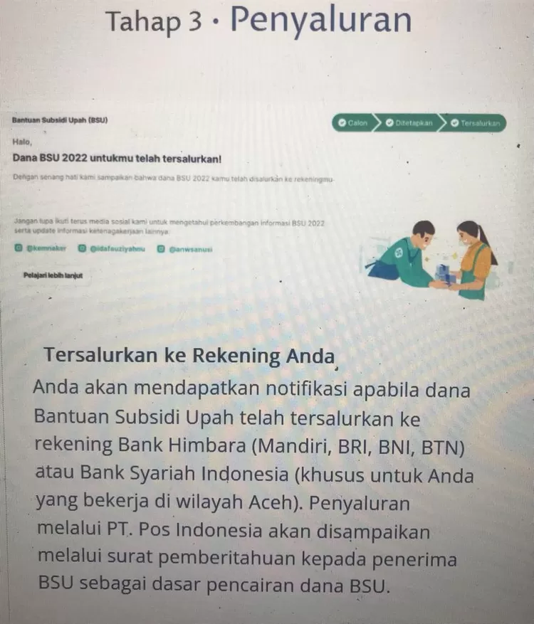 Sudah Daftar BSU Tahap 7 Namun Muncul Status Tidak Terdaftar? Cek ...