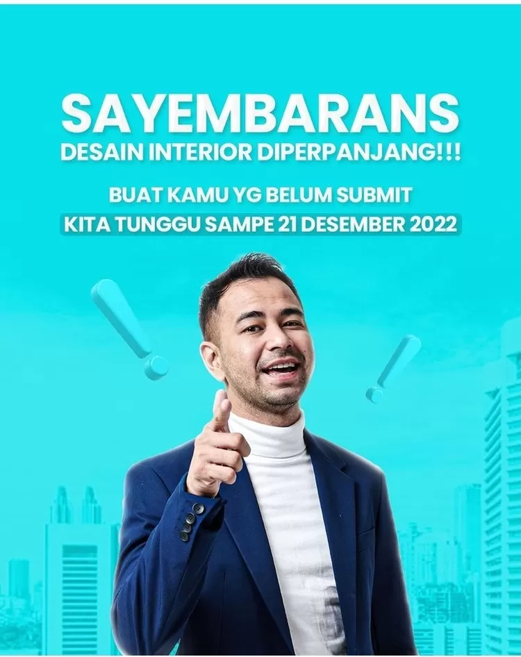 Sayembara Interior Design Raffi Ahmad Diperpanjang Sampai Tanggal 21