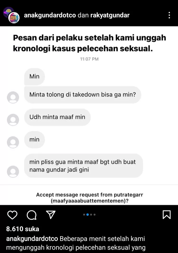 Kronologi Pelecehan Seksual Mahasiswa Dan Persekusi Di Gunadarma Depok ...