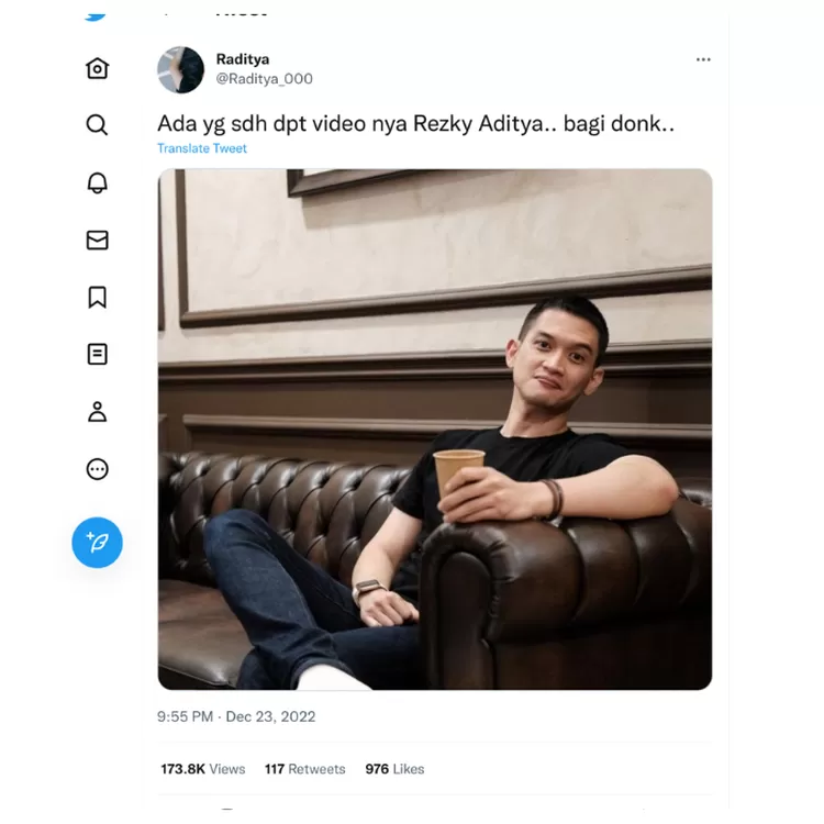 Viral Video Syur Diduga Mirip Rezky Aditya Netizen In