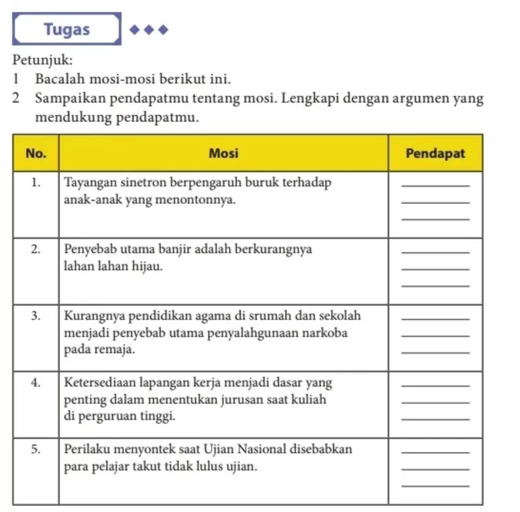 Kunci Jawaban Bahasa Indonesia Kelas 10 Halaman 188 Menyampaikan ...