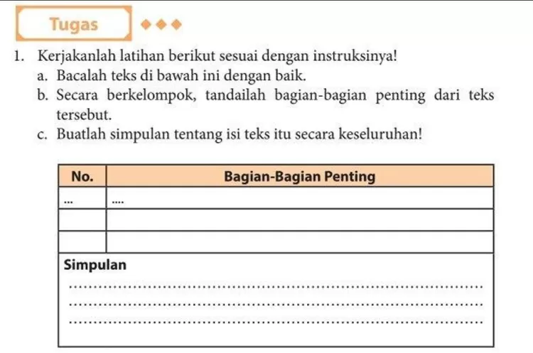 Kunci Jawaban Bahasa Indonesia Kelas 11 Halaman 85 Tentang Bagian ...