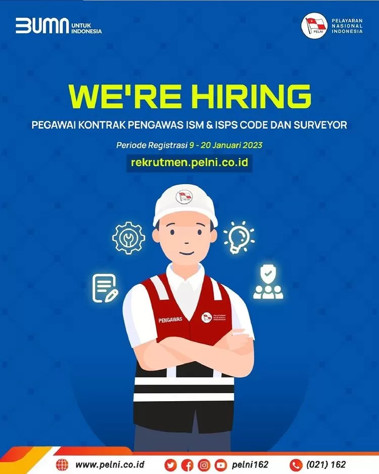 Info Loker Terbaru PT PELNI (Persero) Buka Loker Pegawai Kontrak, Simak ...