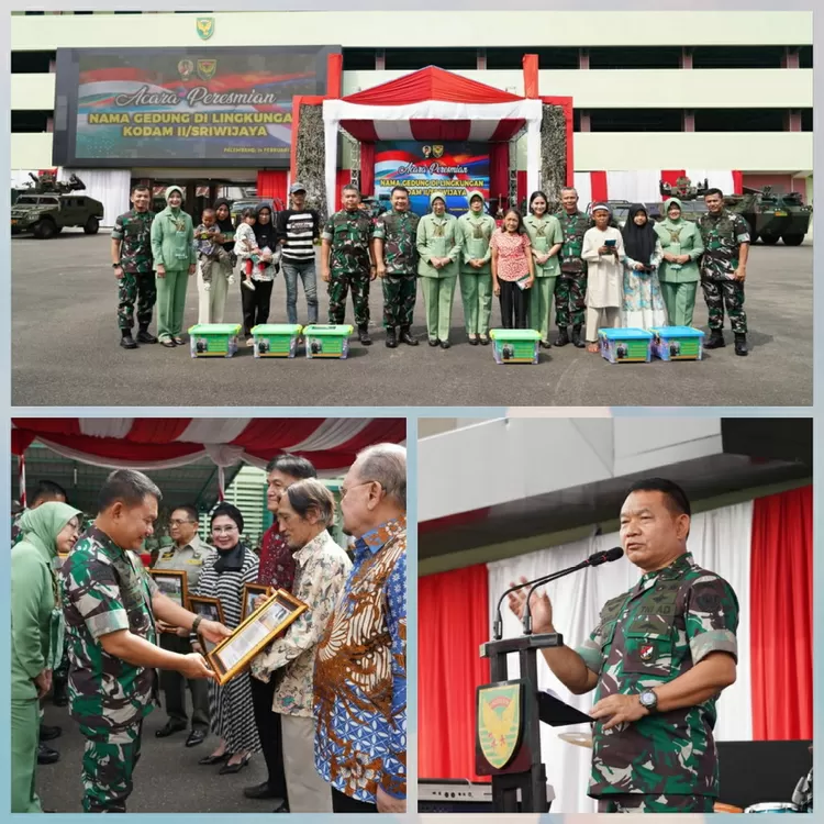 Kasad Jenderal Dudung Resmikan Nama Lima Gedung Baru Di Jajaran Kodam ...